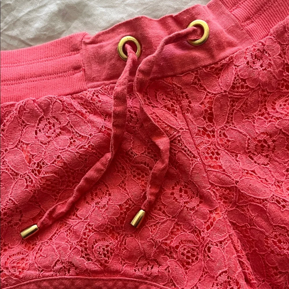 Rewash Coral Drawstring Shorts
